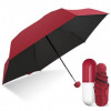 Парасолька кишенькова FAIRY SEASON в капсулі Black/Red