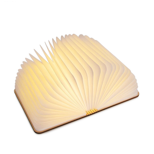 Светильник-книга VinHomeGoods Foldable Book Lamp дерево 14,7см х 11 см х 2,5 см (3 цвета свечения)