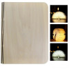 Светильник-книга VinHomeGoods Foldable Book Lamp дерево 14,7см х 11 см х 2,5 см (3 цвета свечения)