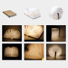 Светильник-книга VinHomeGoods Foldable Book Lamp дерево 14,7см х 11 см х 2,5 см (3 цвета свечения)