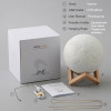 Дитячий Нічник Місяць VHG ML-18PC Настільний Світильник Magic 3D Moon Light micro USB 18 см з управлінням від вібрації