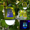 Лампа приманка от комаров VinHomeGoods аккумуляторная 2 в 1 Touch Control Green