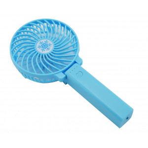 Мини-вентилятор с ручкой Handy Mini Fan Голубой