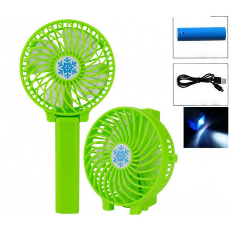 Мини-вентилятор с ручкой Handy Mini Fan Зеленый