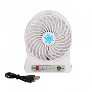 Портативный настольный вентилятор Portable Fan Mini Белый