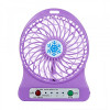 Портативный настольный вентилятор Portable Fan Mini Фиолетовый