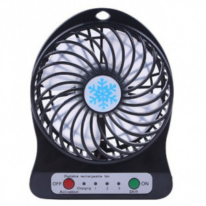 Портативный настольный вентилятор Portable Fan Mini Черный