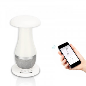 Настольная LED лампа Lonon TL-100 с Bluetooth колонкой Белая