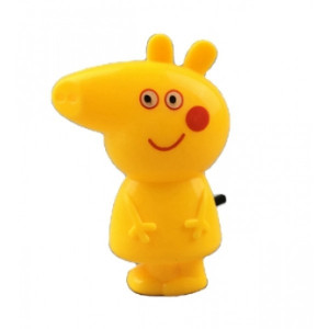 Детский ночник Свинка Пеппа VinHomeGoods Желтый