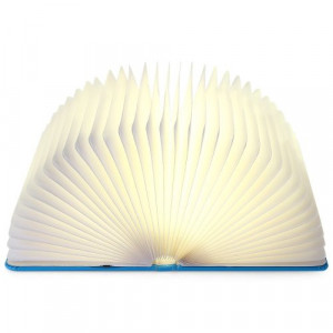 Светильник-книга VHG Foldable Book Lamp  21,5х16х 2,5 экокожа 4 цвета свечения