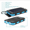 Повербанк на сонячній батареї VHG DN23 10000 mAh Portable Solar Charger Blue