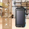 Повербанк на сонячній батареї VHG DN23 10000 mAh Portable Solar Charger Blue