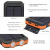 Повербанк на сонячній батареї VHG DN23 10000 mAh Portable Solar Charger Orange