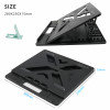 Підставка для ноутбука A28 складана Folding Laptop Stand Black