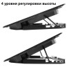 Підставка для ноутбука з охолодженням VHG LS001 with controller Laptop Cooling Pad Black