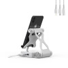 Підставка для телефону, планшета VHG PH01 з УМБ та блютус колонкою Bluetooth Speaker Powerbank Phone Stand Silver