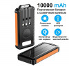 Повербанк на сонячній батареї VHG DN54 10000 mAh Portable Solar Charger Wireless Black