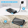 Повербанк на сонячній батареї VHG DN51 16800 mAh Portable Solar Charger Wireless Black