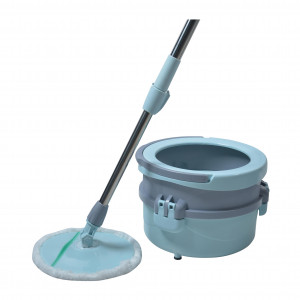 Швабра ледарка з віджимом 360° та відром VHG D-8038-BR Compact Spinning Mop 360° Green