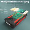 Повербанк на сонячній батареї VHG HDL-529 36000 mAh Wireless Solar Power Charger Red