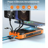 Повербанк на сонячній батареї VHG SPB4 20000 mAh Wireless Solar Power Charger Blue