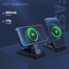 Повербанк із бездротовою магнітною зарядкою VHG M918 15W 5000 mAh I Підставка для телефону Black