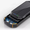 Повербанк на сонячній батареї VHG HY-203B 20000 mAh QC3.0+PD18W Wireless Solar Power Charger Orange