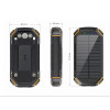 Повербанк на сонячній батареї VHG HY-203B 20000 mAh QC3.0+PD18W Wireless Solar Power Charger Orange