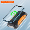 Повербанк на сонячній батареї VHG HY-2103С 30000 mAh Wireless Solar Power Charger Orange