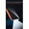 Повербанк на сонячній батареї VHG HY-2103С 30000 mAh Wireless Solar Power Charger Orange