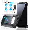 Повербанк на сонячній батареї VHG HY-2103A 10000 mAh Wireless Solar Power Charger Grey