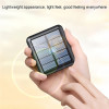 Повербанк міні із сонячною панеллю та кабелями VHG YM-384 10000 mAh Portable Solar Charger Black