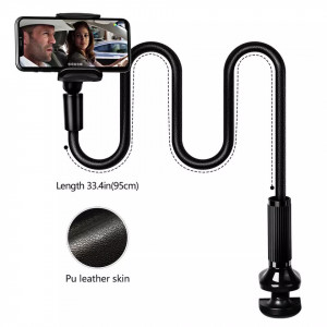 Гибкий держатель для телефона с прищепкой VHG IVY III 95 см Flexible Mobile Holder Black
