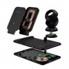Бездротова зарядка Qi 4 в 1 VHG IN-WC-257 Wireless 15W I Док-станція для iPhone + iWatch + Airpods + Pencil Black