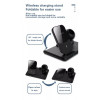 Бездротова зарядка Qi 4 в 1 VHG IN-WC-257 Wireless 15W I Док-станція для iPhone + iWatch + Airpods + Pencil Black