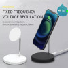 Бездротова зарядка Qi 2 в 1 VHG IN-WC-58 Wireless 15W I Док-станція для iPhone + Airpods Black