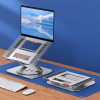 Підставка для ноутбука VHG LS928 складана поворотна 360°C Rotatable Laptop Stand Silver