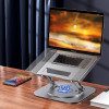 Підставка для ноутбука VHG LS928 складана поворотна 360°C Rotatable Laptop Stand Silver