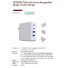 Зарядний пристрій GaN 100W VHG IN-CA-425 Phone Charger Black