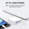 Зарядний пристрій GaN 100W VHG IN-CA-425 Phone Charger Black