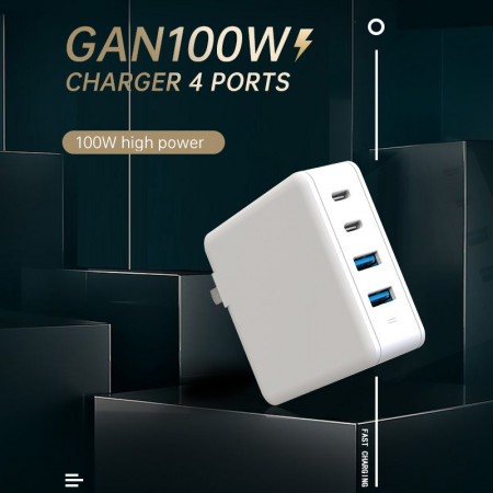 Зарядний пристрій GaN 100W VHG IN-CA-425 Phone Charger Black