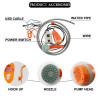 Портативний душ із насосом VHG LS-E220110 від USB Orange