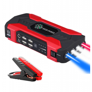 Пуско-зарядное устройство для автомобиля, VHG KT7 800А 12В 28000 мАч, Red
