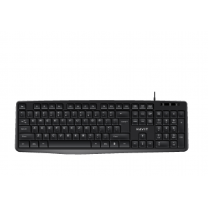 Клавиатура проводная HAVIT HV-KB2006, Black