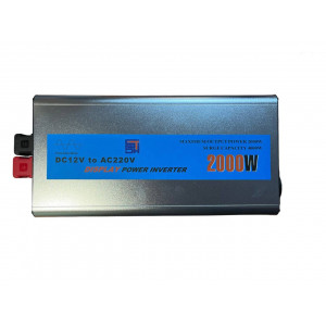 Автомобильный инвертор VHG PS-2 2000W/12-220В, чистая синусоида, Grey