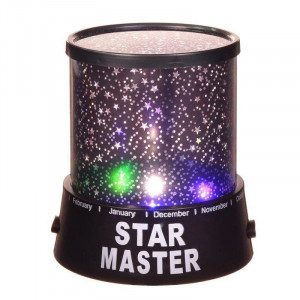 Проектор звездного неба Star Master с USB-кабелем и адаптером Black